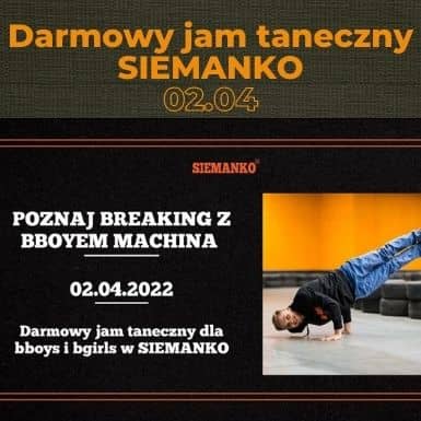 Darmowy jam taneczny w SIEMANKO