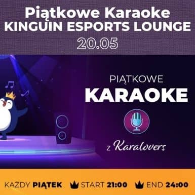 Piątkowe karaoke w Kinguin Esports Lounge