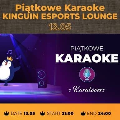 Piątkowe karaoke w Kinguin Esports Lounge